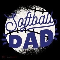 Softball Dad Drawstring Bag