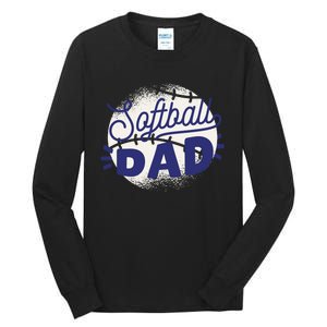 Softball Dad Tall Long Sleeve T-Shirt