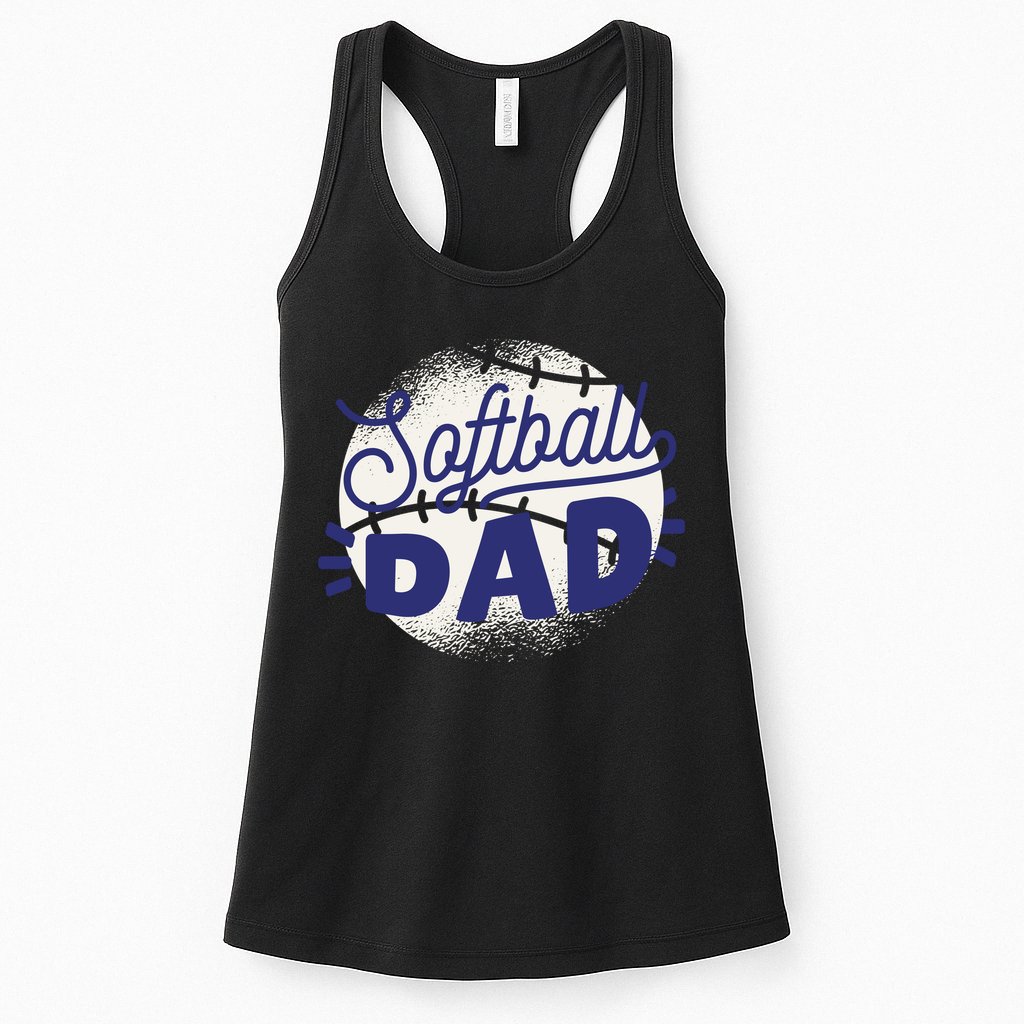 Softball Dad Womens Tank Top
