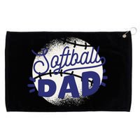 Softball Dad Grommeted Golf Towel