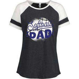 Softball Dad Enza Ladies Jersey Colorblock Tee