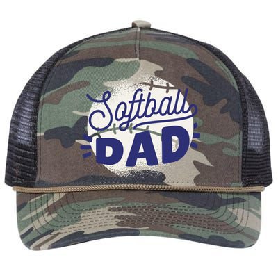 Softball Dad Retro Rope Trucker Hat Cap