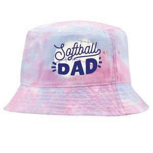 Softball Dad Tie-Dyed Bucket Hat