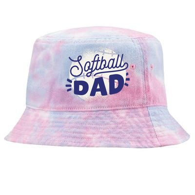 Softball Dad Tie-Dyed Bucket Hat