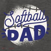 Softball Dad Vector Backpack