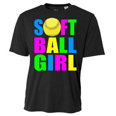 Softball Girl Cooling Performance Crew T-Shirt