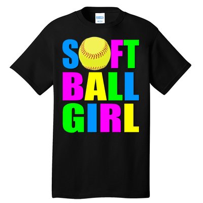 Softball Girl Tall T-Shirt