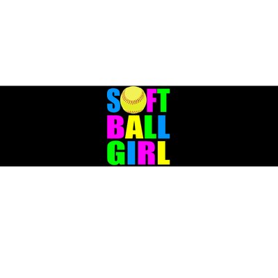 Softball Girl Bumper Sticker