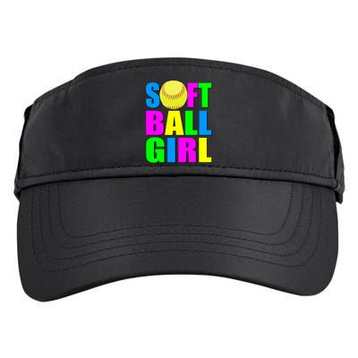 Softball Girl Adult Drive Performance Visor