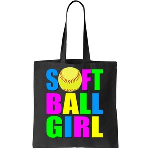 Softball Girl Tote Bag