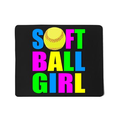 Softball Girl Mousepad