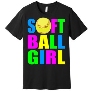 Softball Girl Premium T-Shirt