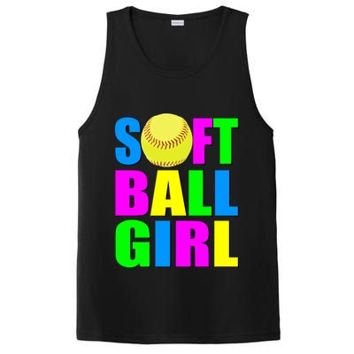 Softball Girl PosiCharge Competitor Tank