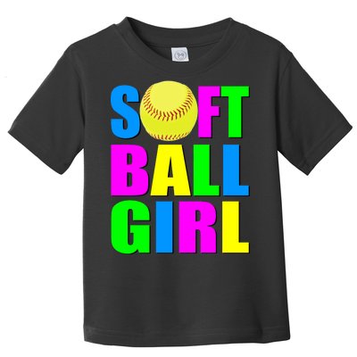 Softball Girl Toddler T-Shirt