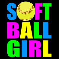 Softball Girl Ladies Long Sleeve Shirt
