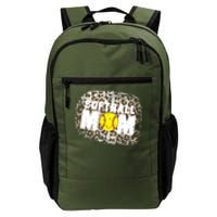 Softball Mom leopard Background Daily Commute Backpack