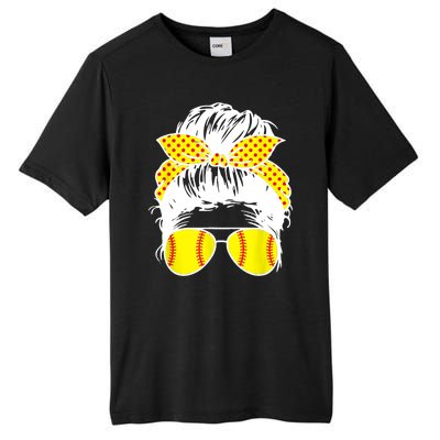 Softball Mom Sunglasses Tall Fusion ChromaSoft Performance T-Shirt