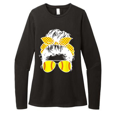 Softball Mom Sunglasses Womens CVC Long Sleeve Shirt