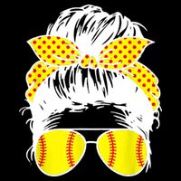 Softball Mom Sunglasses Poster