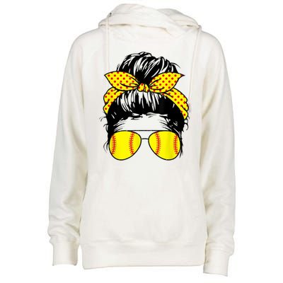 Softball Mom Sunglasses Womens Funnel Neck Pullover Hood