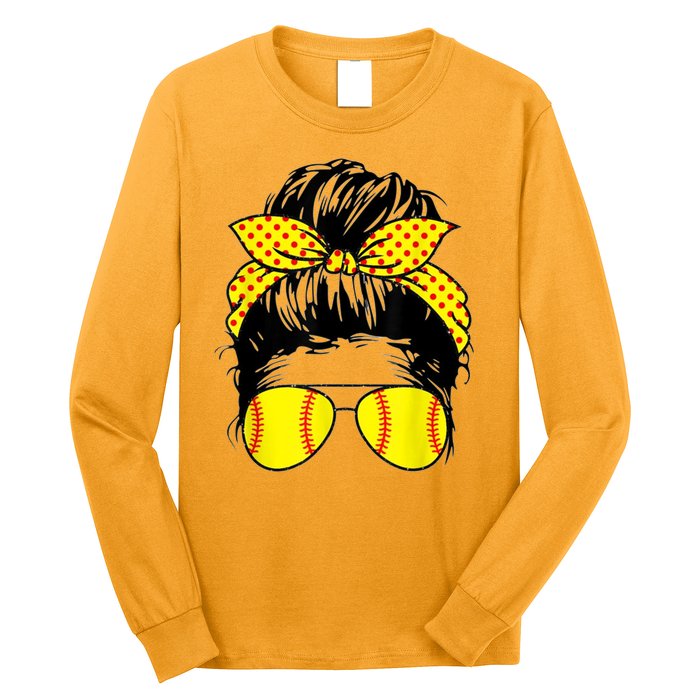 Softball Mom Sunglasses Long Sleeve Shirt