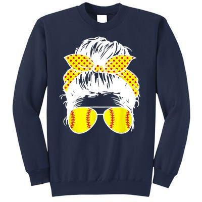 Softball Mom Sunglasses Sweatshirt