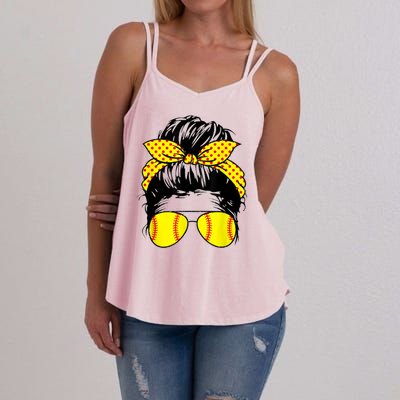 Softball Mom Sunglasses Women's Strappy Tank