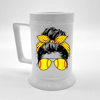 Softball Mom Sunglasses Beer Stein