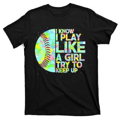 Softball Play Like A Girl T-Shirt