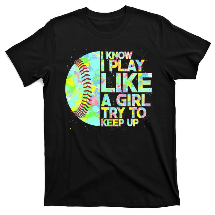 Softball Play Like A Girl T-Shirt