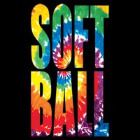 Softball Retro Tie Dye Sustainable Bucket Hat