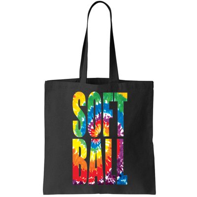 Softball Retro Tie Dye Bag