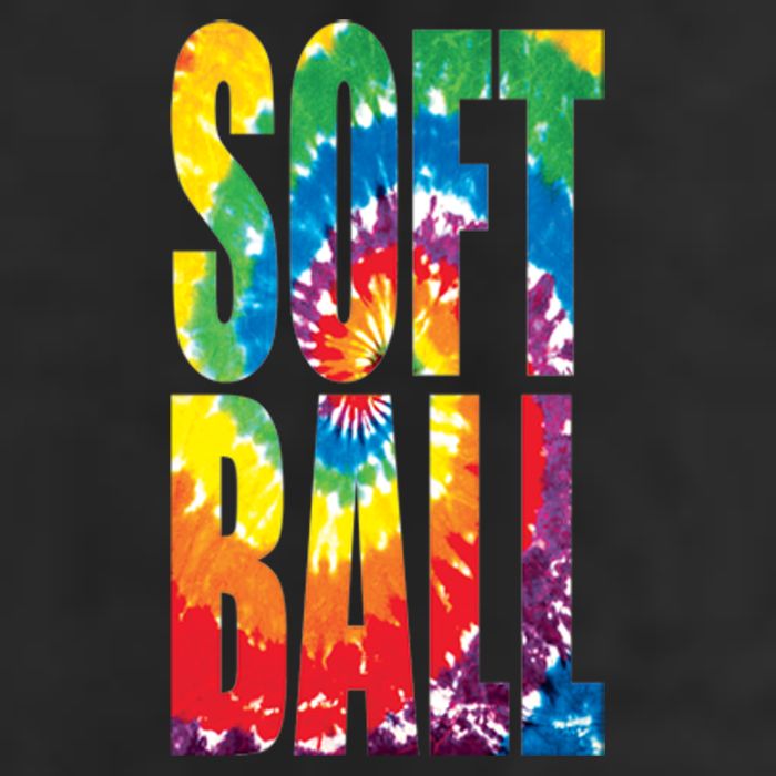 Softball Retro Tie Dye 25L Jumbo Tote