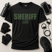 Sheriff Od Green On Duty Uniform Cooling Performance Crew T-Shirt