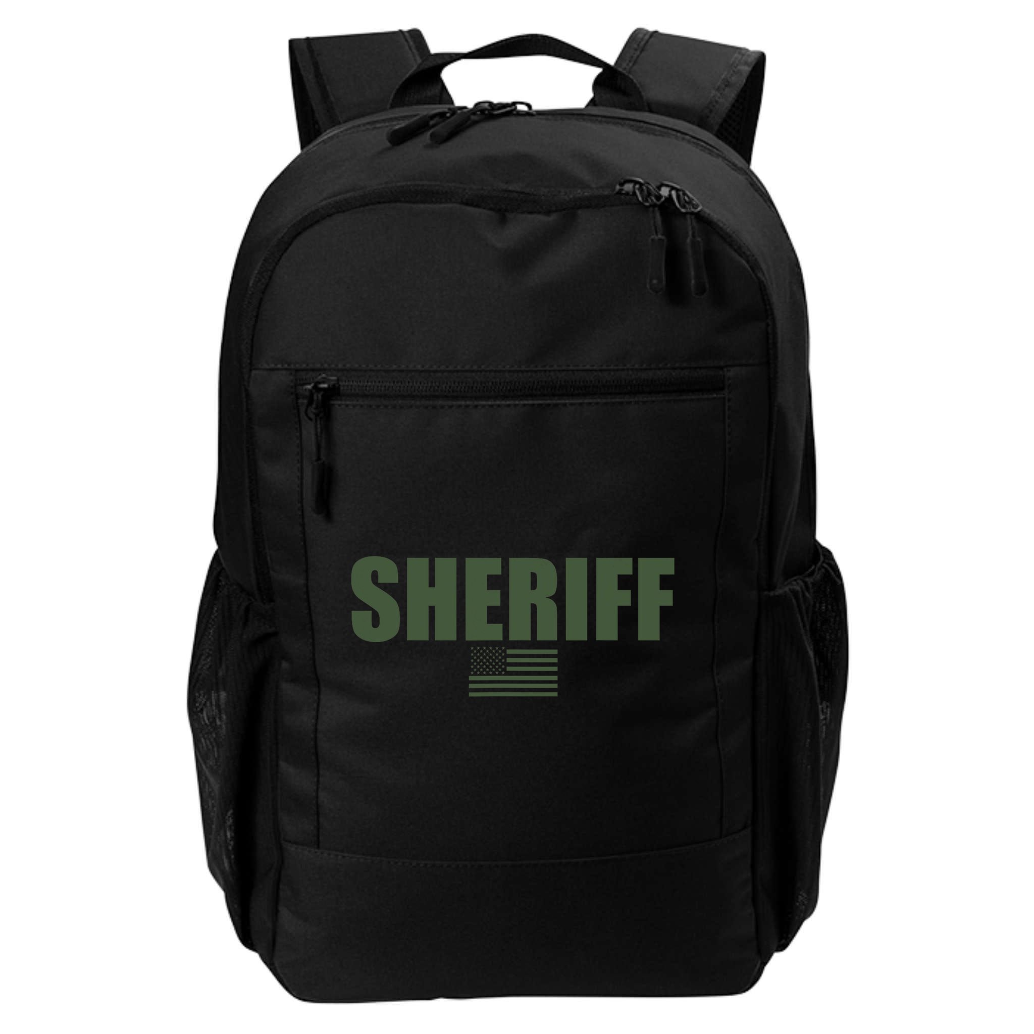 Sheriff Od Green On Duty Uniform Backpack