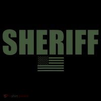 Sheriff Od Green On Duty Uniform Flatbill Hat