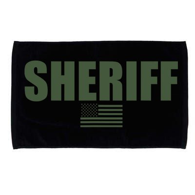 Sheriff Od Green On Duty Uniform Microfiber Hand Towel