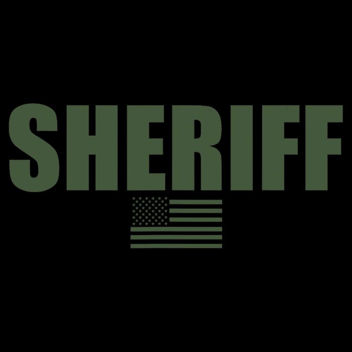 Sheriff Od Green On Duty Uniform Cropped Pullover Crew