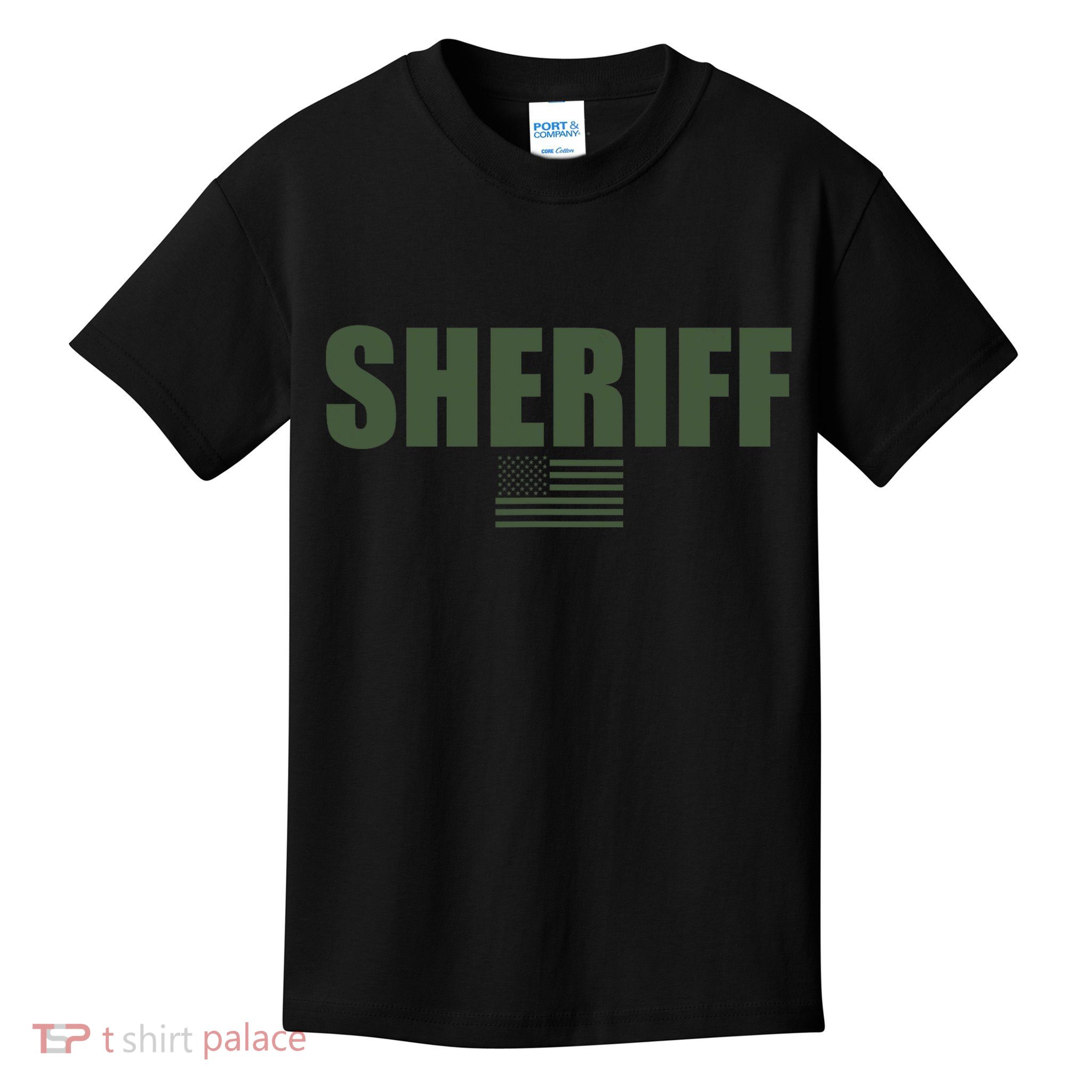 Sheriff Od Green On Duty Uniform Kids T-Shirt