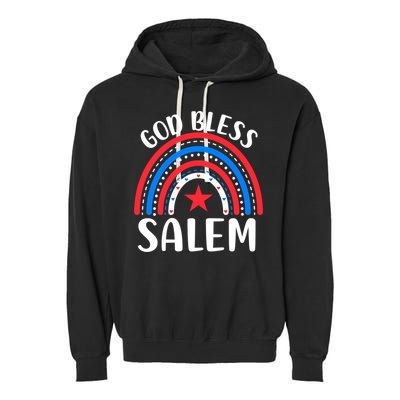 Salem Oregon Gift I Love Salem Oregon Usa Gift Garment-Dyed Fleece Hoodie