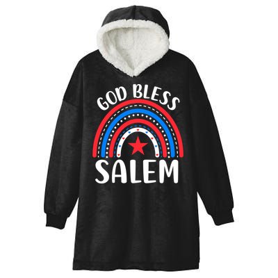 Salem Oregon Gift I Love Salem Oregon Usa Gift Hooded Wearable Blanket