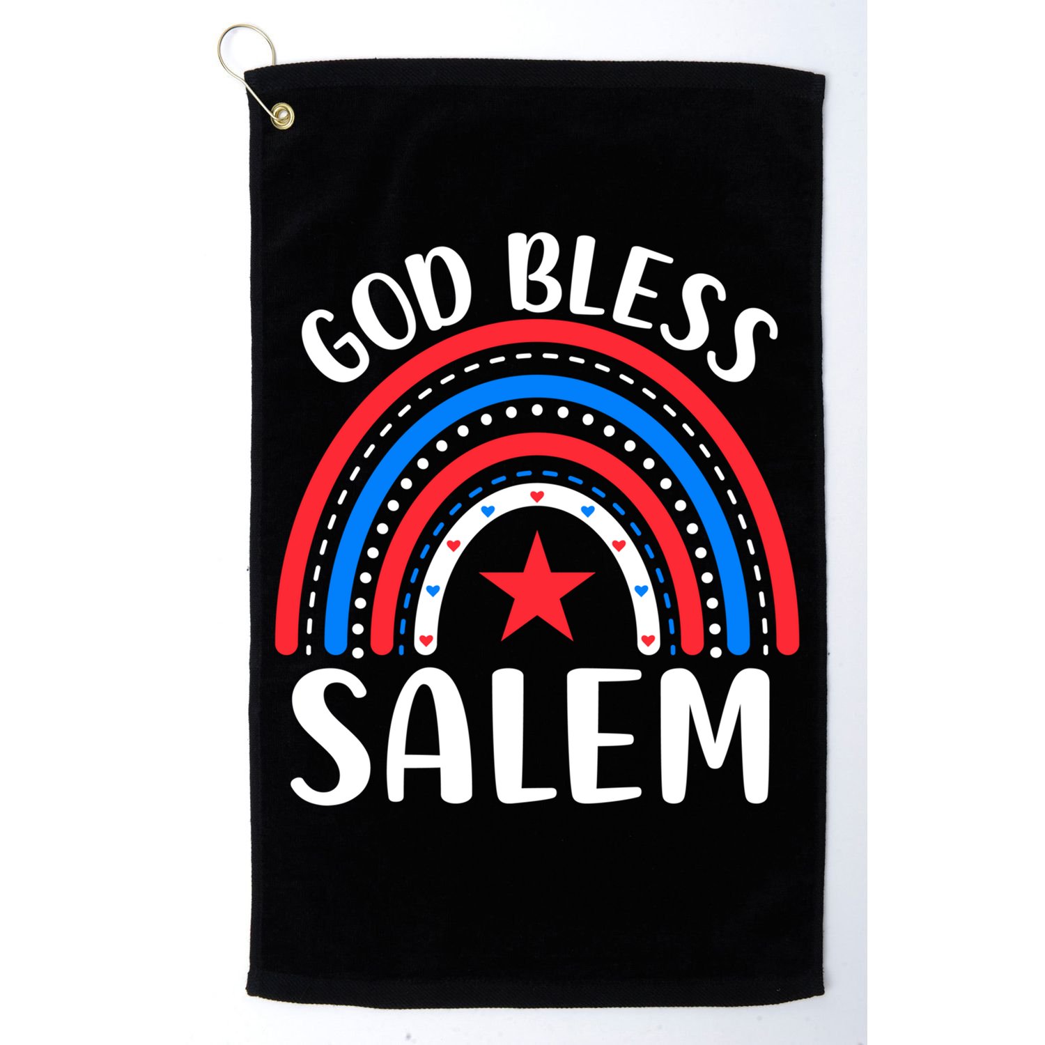 Salem Oregon Gift I Love Salem Oregon Usa Gift Golf Towel