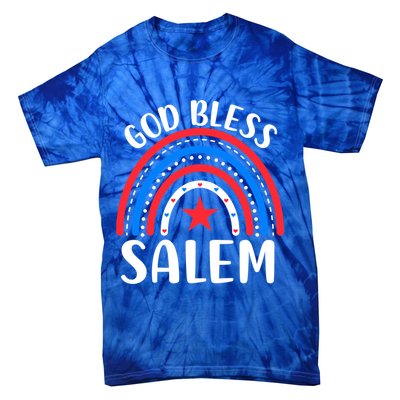 Salem Oregon Gift I Love Salem Oregon Usa Gift Tie-Dye T-Shirt
