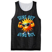 Suns Out Guns Out A Perfect Beach Body Or Not Mesh Reversible Basketball Jersey Tank