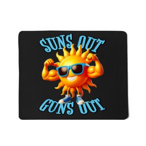 Suns Out Guns Out A Perfect Beach Body Or Not Mousepad