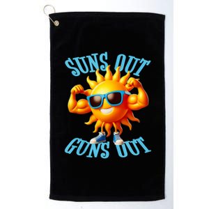 Suns Out Guns Out A Perfect Beach Body Or Not Platinum Collection Golf Towel