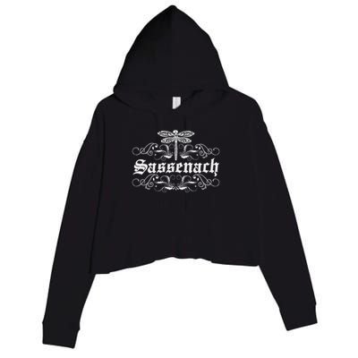 Sassenach Outlander Gaelic Dragonfly 's And Crop Fleece Hoodie