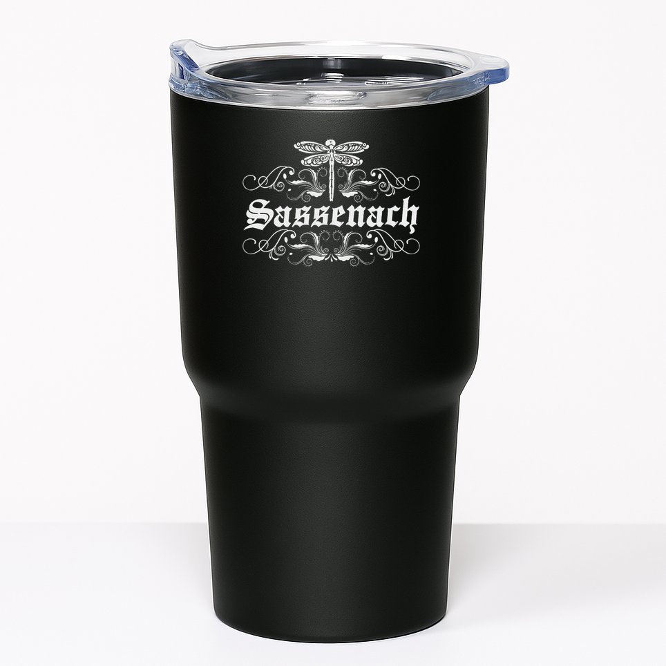 Sassenach Outlander Gaelic Dragonfly 's And Tumbler