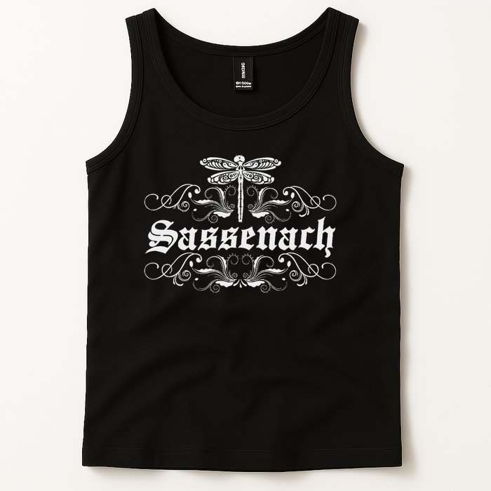 Sassenach Outlander Gaelic Dragonfly 's And Tank Top