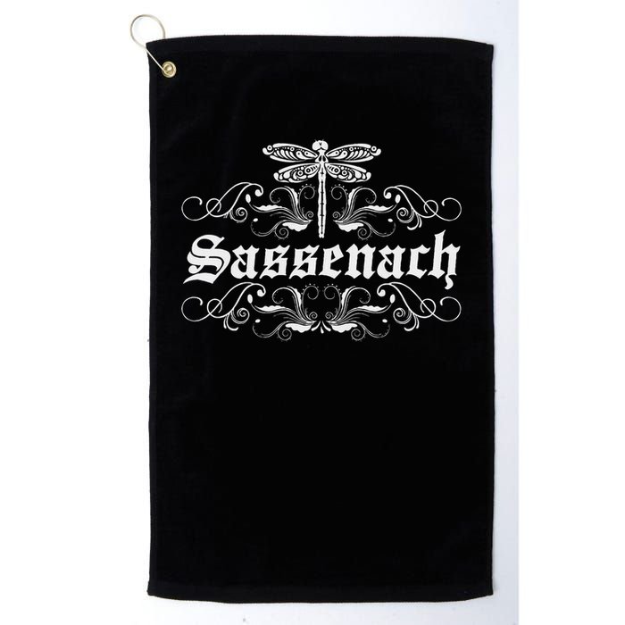 Sassenach Outlander Gaelic Dragonfly 's And Golf Towel